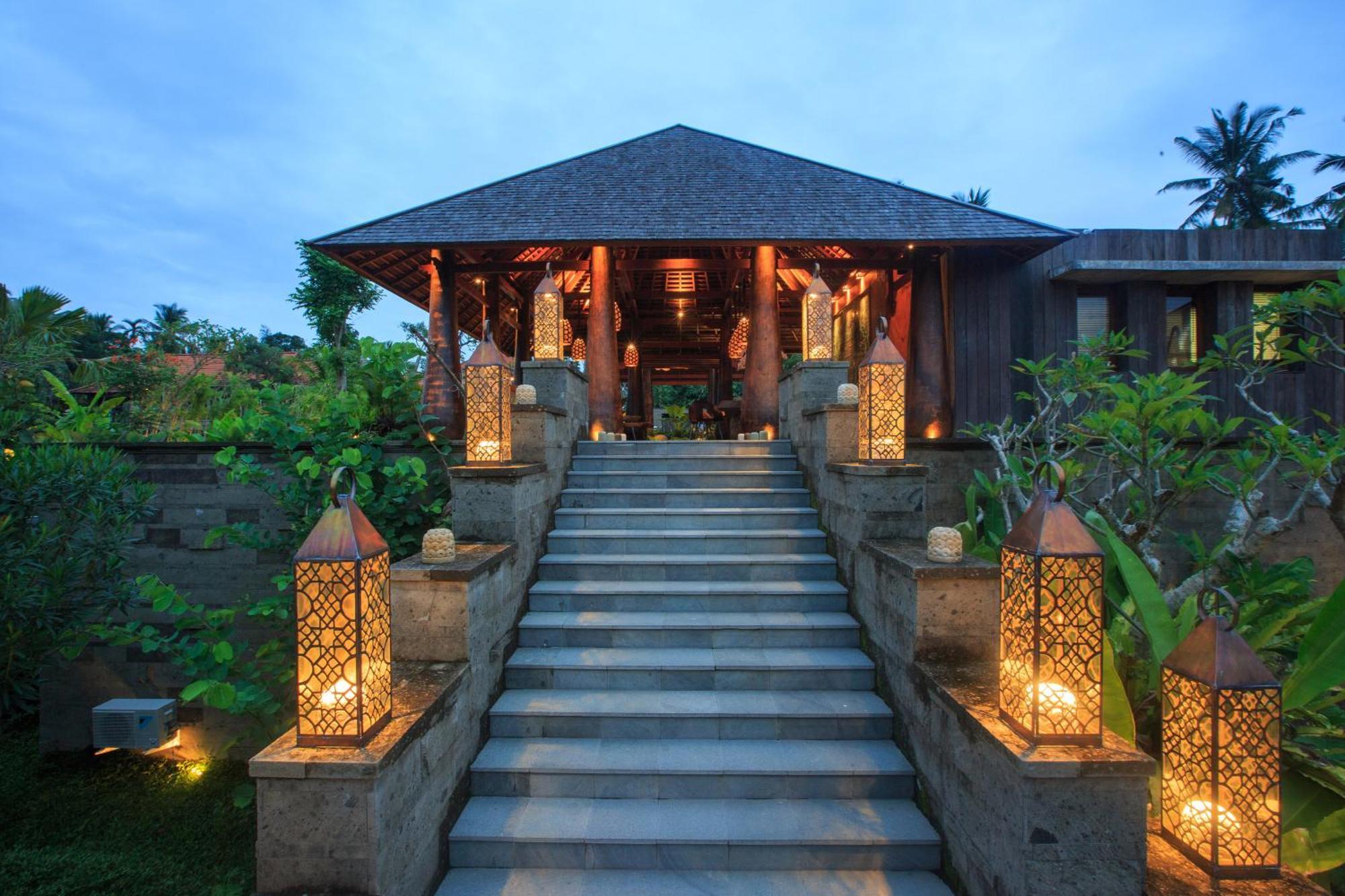 فندق Tejaprana Bisma - Chse Certified أوبود المظهر الخارجي الصورة Entrance to the resort